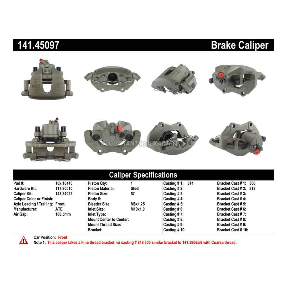 2006 Mazda 5 Brake Caliper
