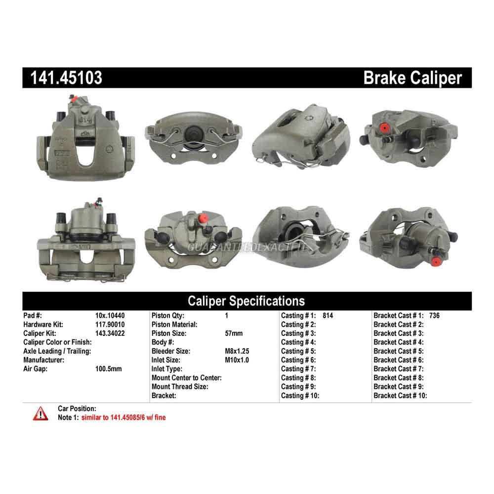 2006 Mazda 3 Brake Caliper