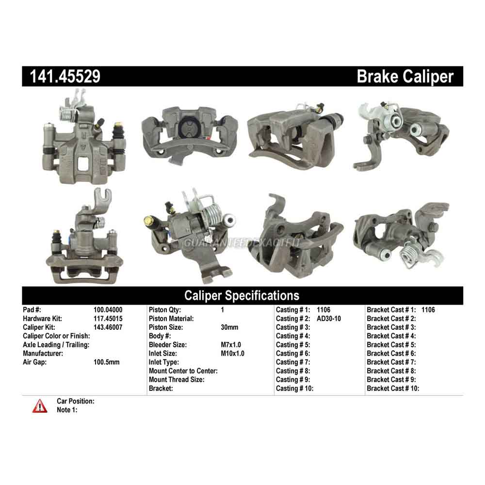 1992 Mazda MX-6 Brake Caliper