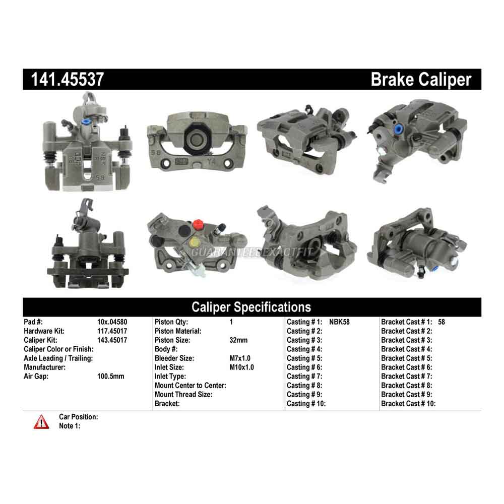 1990 Mazda Miata Brake Caliper