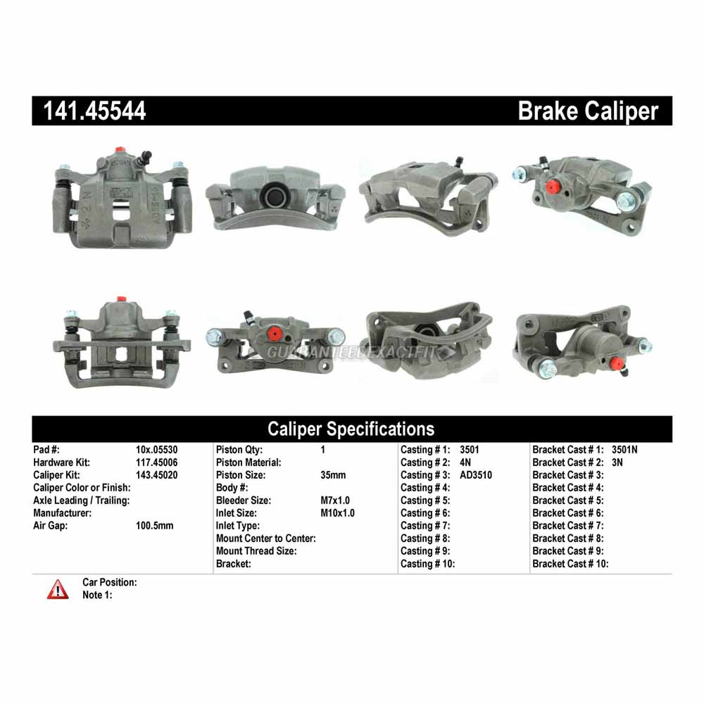 2000 Mazda Millenia Brake Caliper