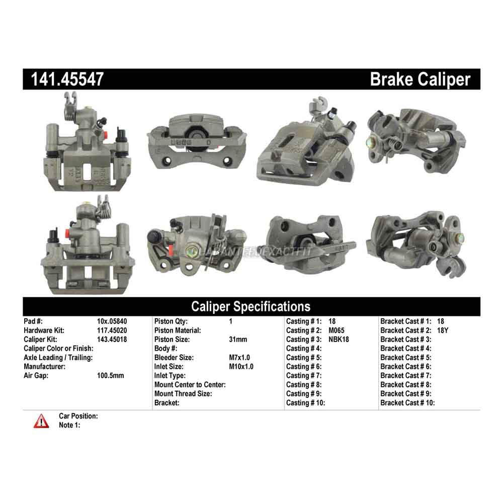 1994 Mazda MX-6 Brake Caliper