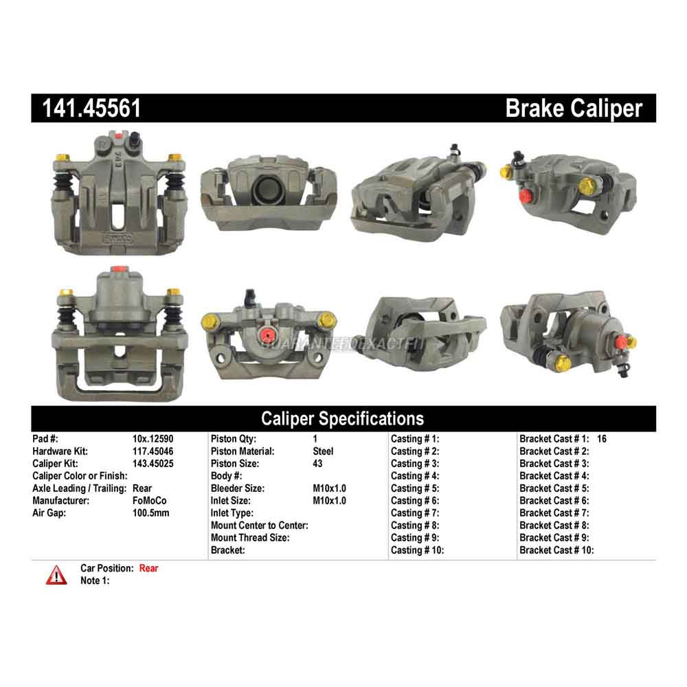 2012 Mazda CX-7 Brake Caliper