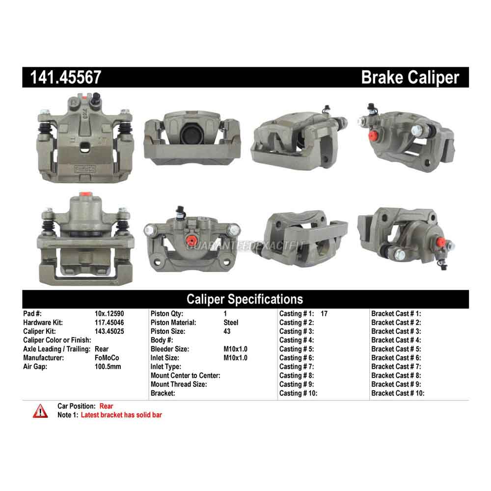 2015 Mazda CX-9 Brake Caliper