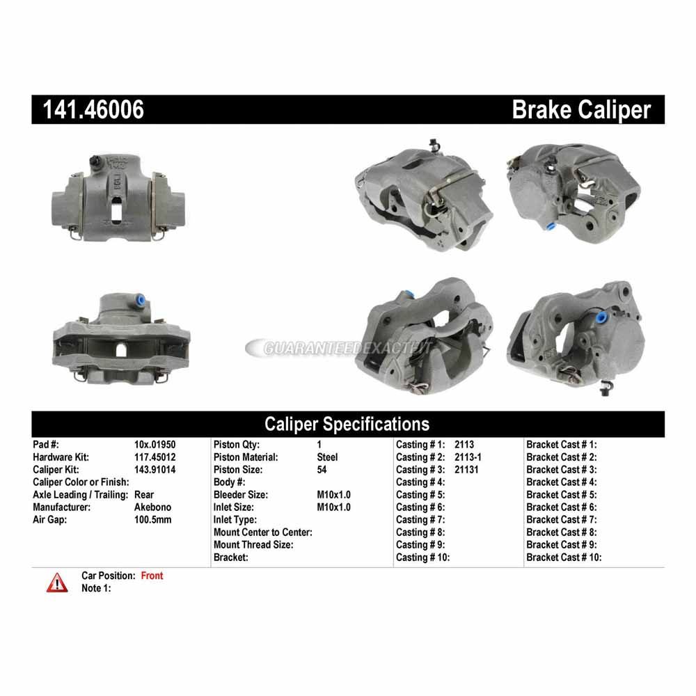 1982 Dodge D50 Ram Brake Caliper