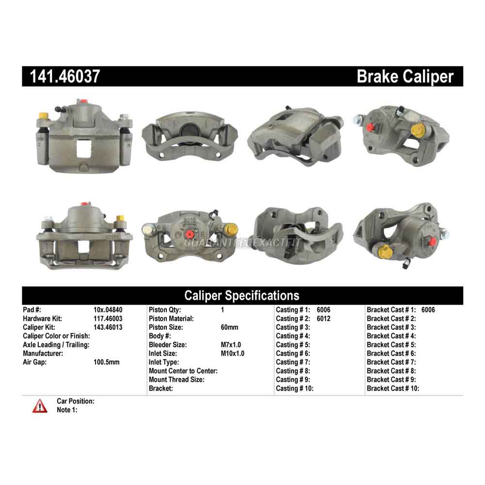 1994 Mitsubishi Eclipse Brake Caliper
