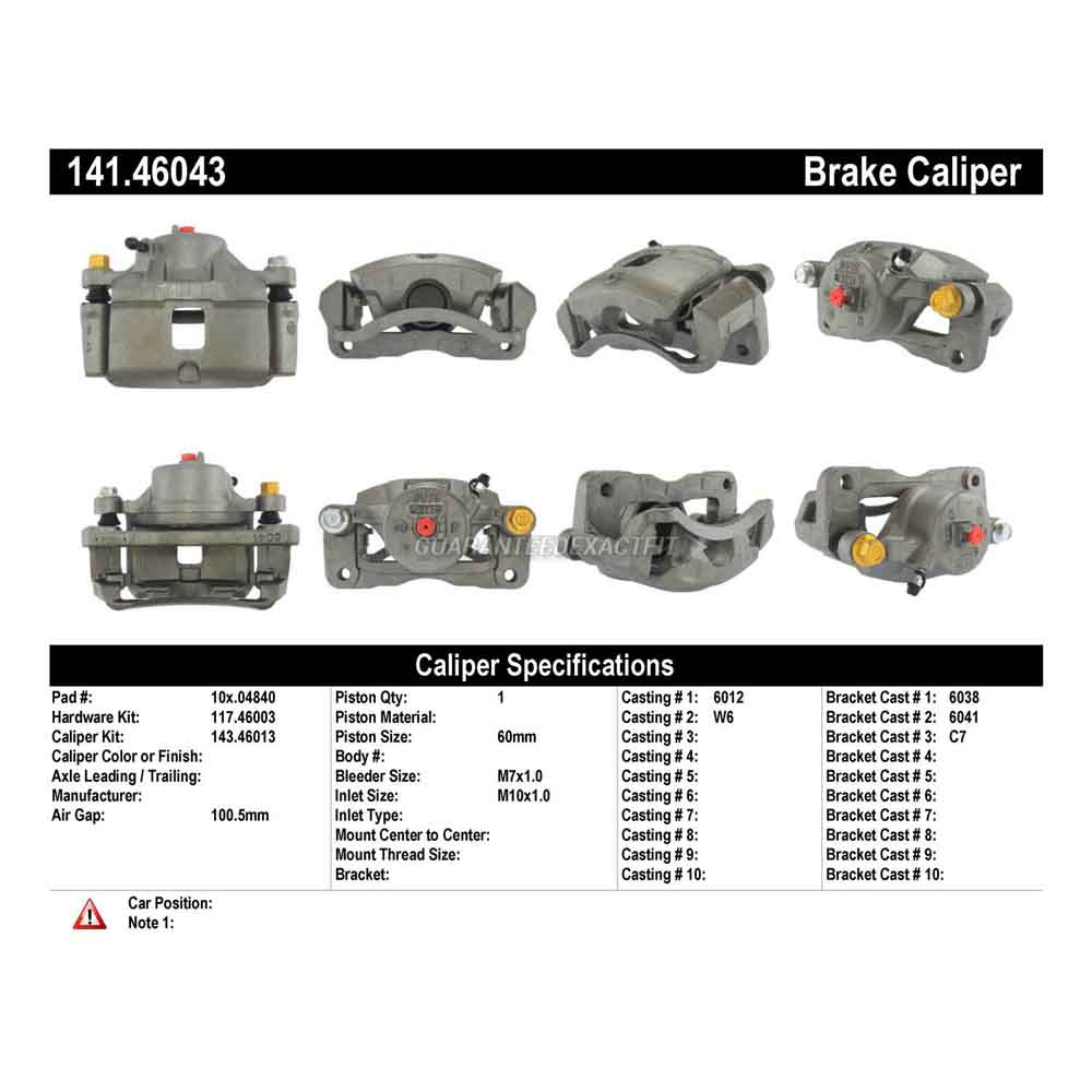 2000 Mitsubishi Eclipse Brake Caliper