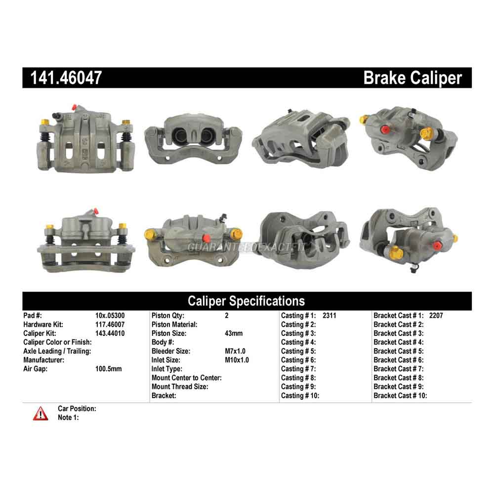 1994 Mitsubishi 3000GT Brake Caliper