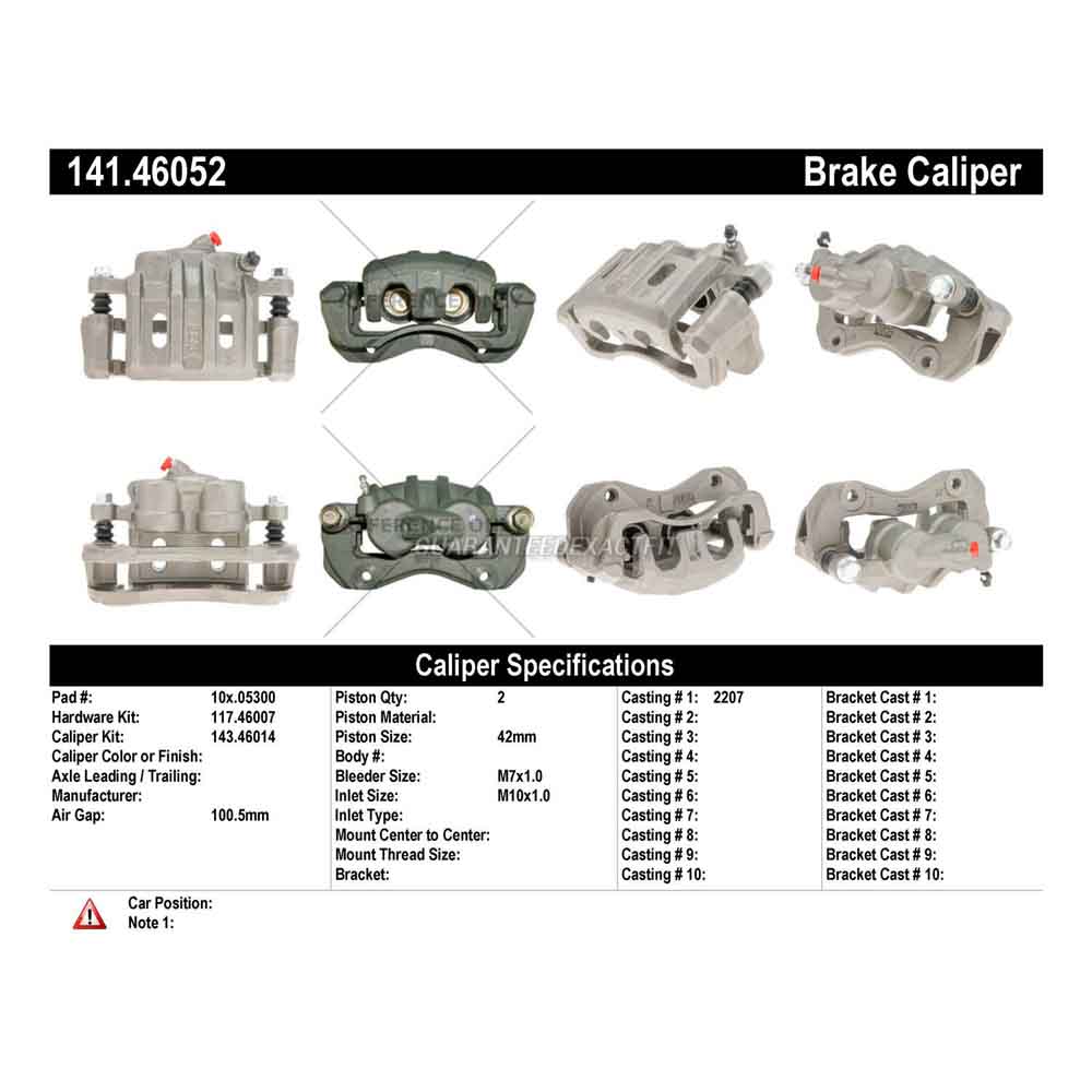 1992 Mitsubishi Eclipse Brake Caliper