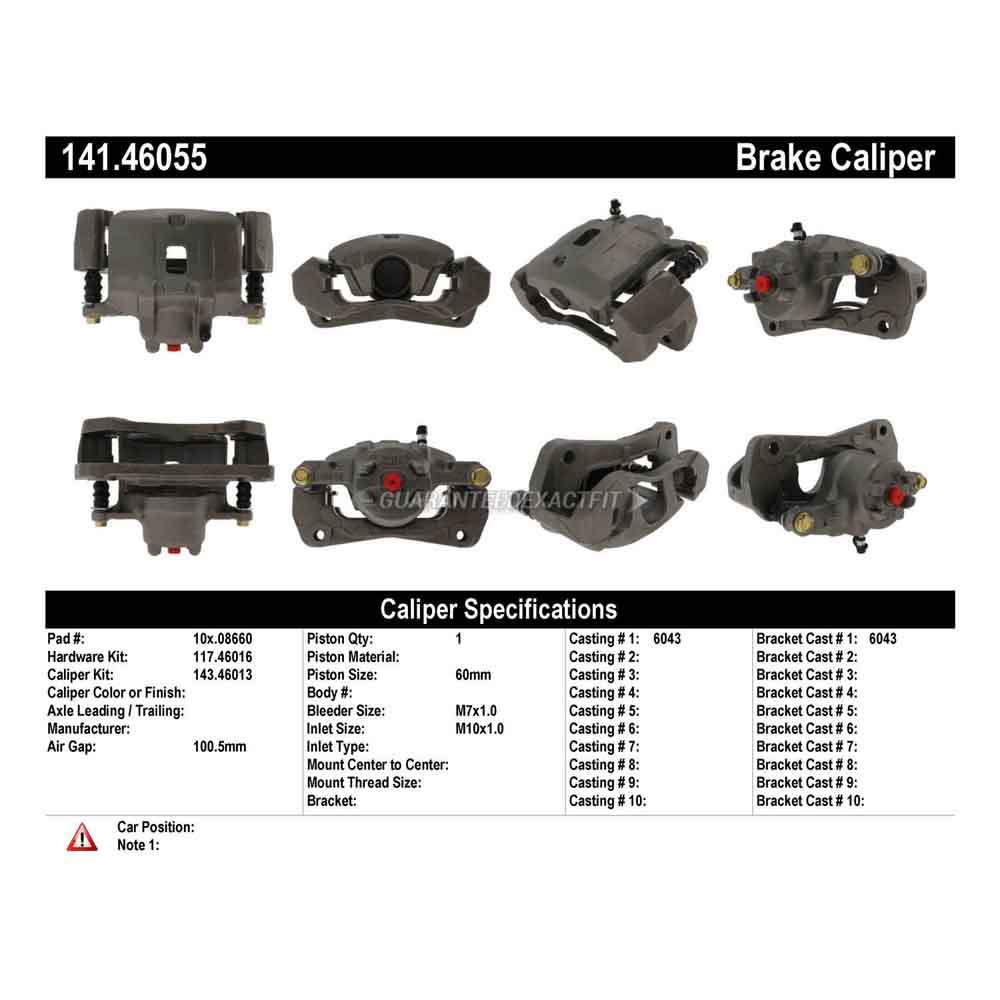 2003 Mitsubishi Eclipse Brake Caliper