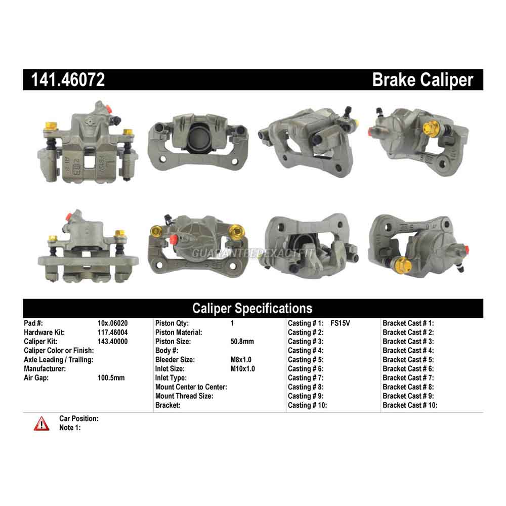 1993 Eagle Summit Brake Caliper