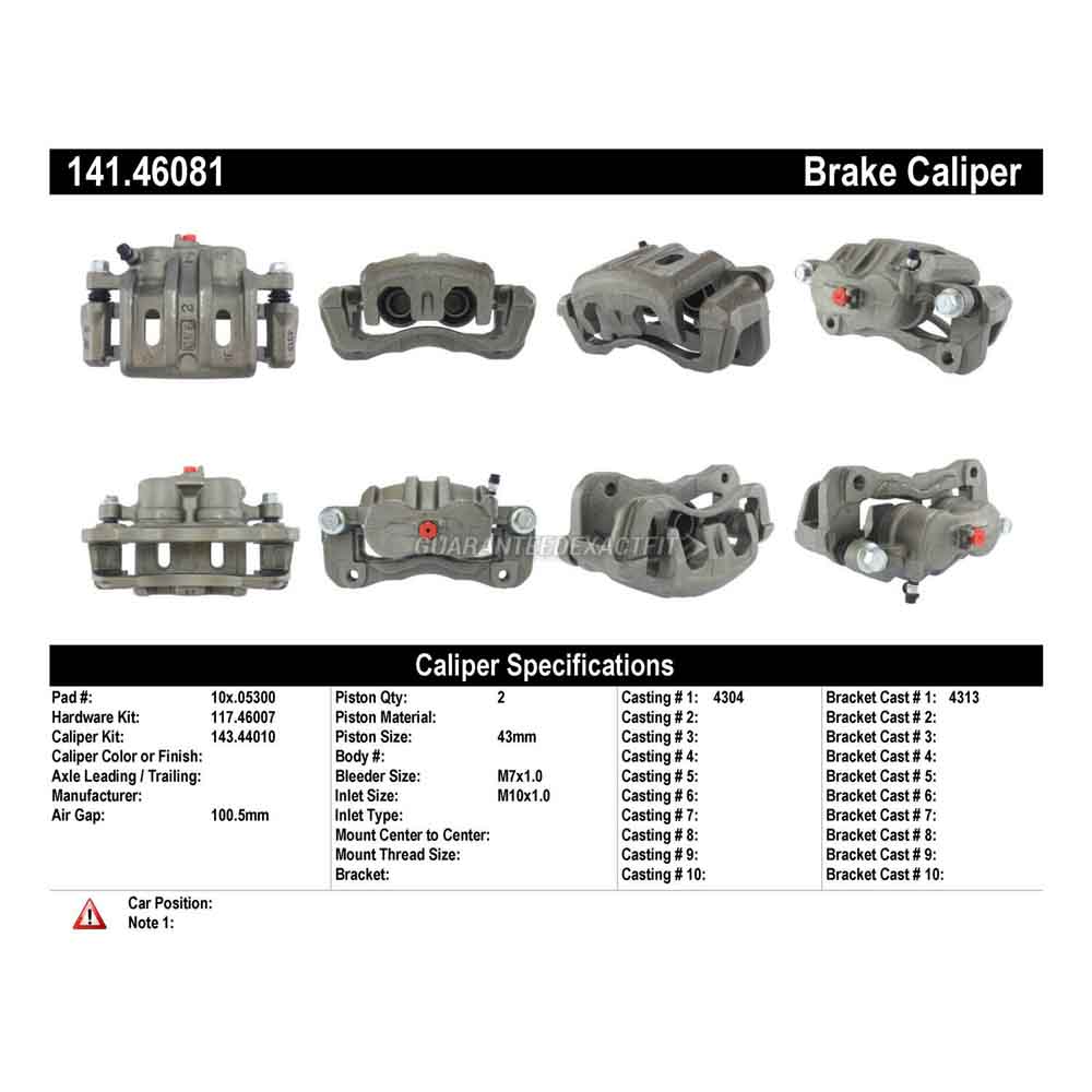 2000 Mitsubishi Eclipse Brake Caliper