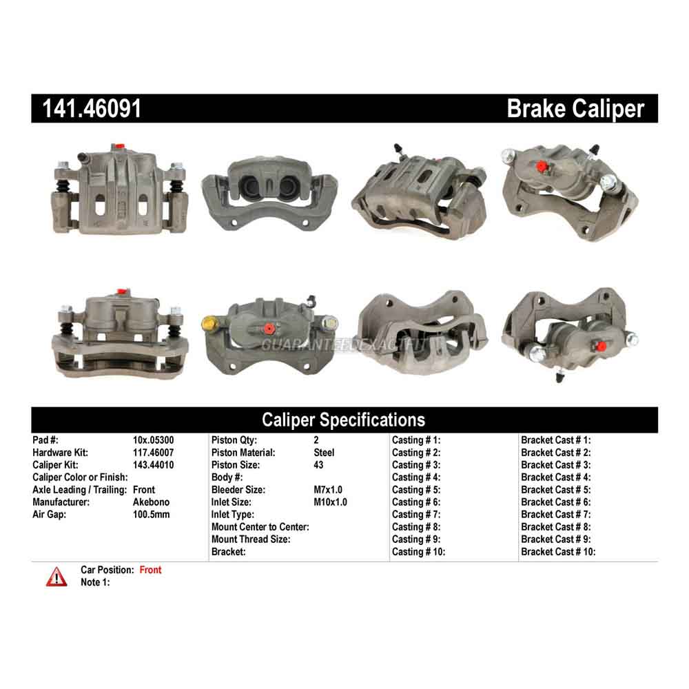 2005 Mitsubishi Outlander Brake Caliper