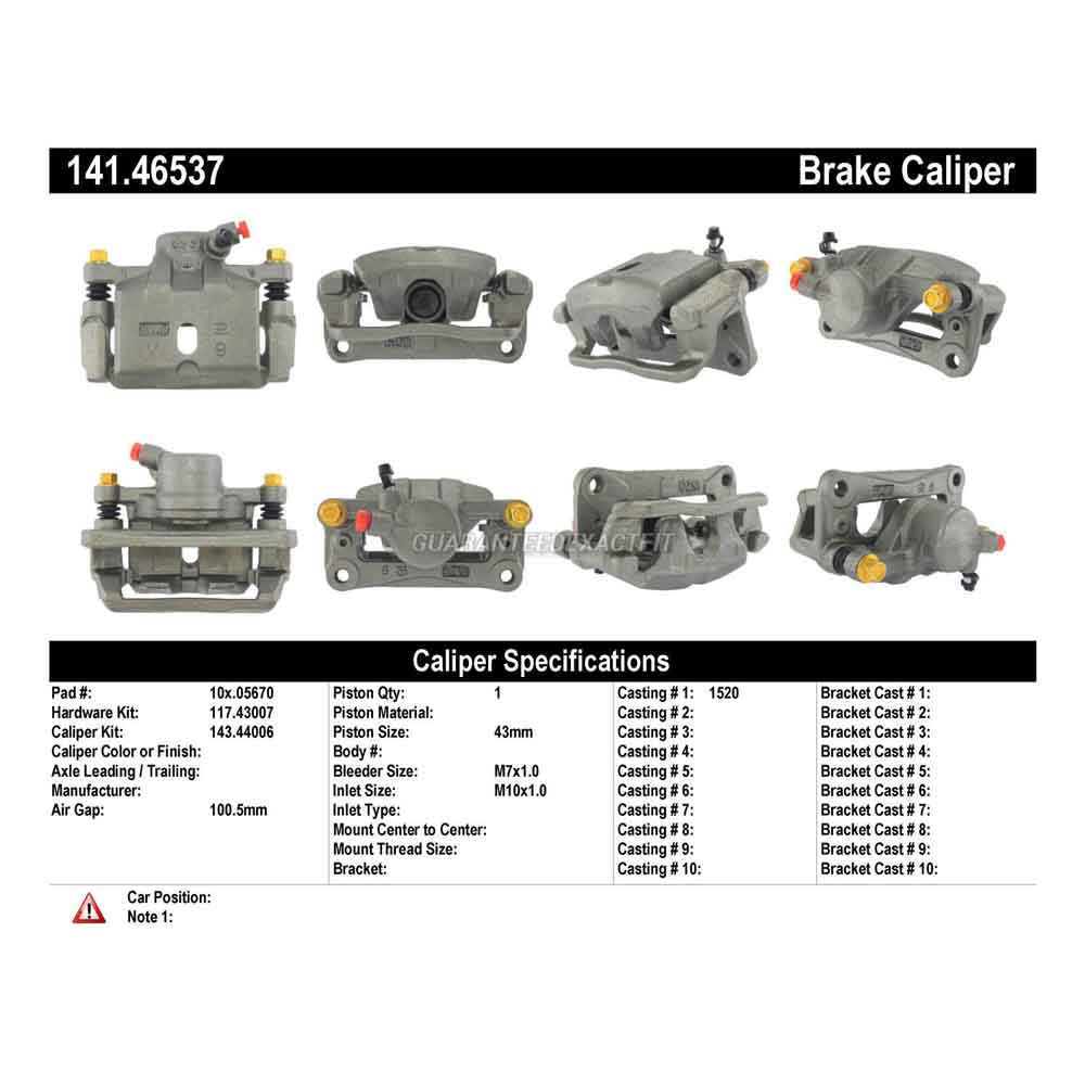 1992 Mitsubishi Montero Brake Caliper