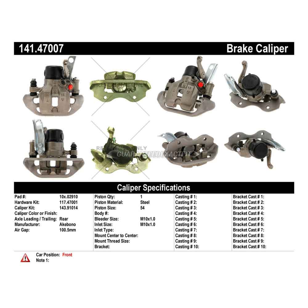 1983 Subaru GL Brake Caliper