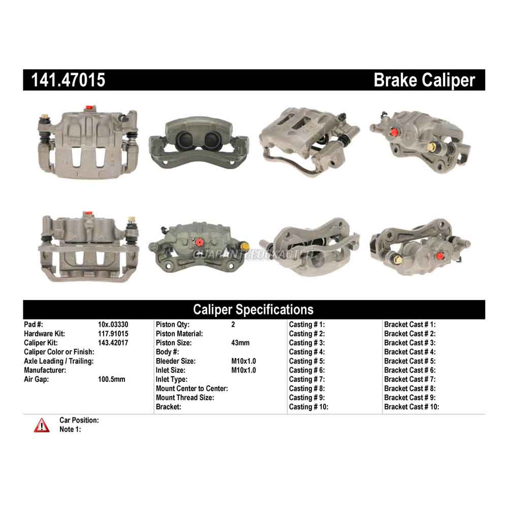 1994 Subaru SVX Brake Caliper