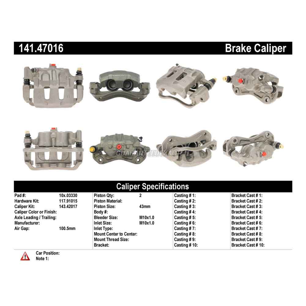 1994 Subaru SVX Brake Caliper