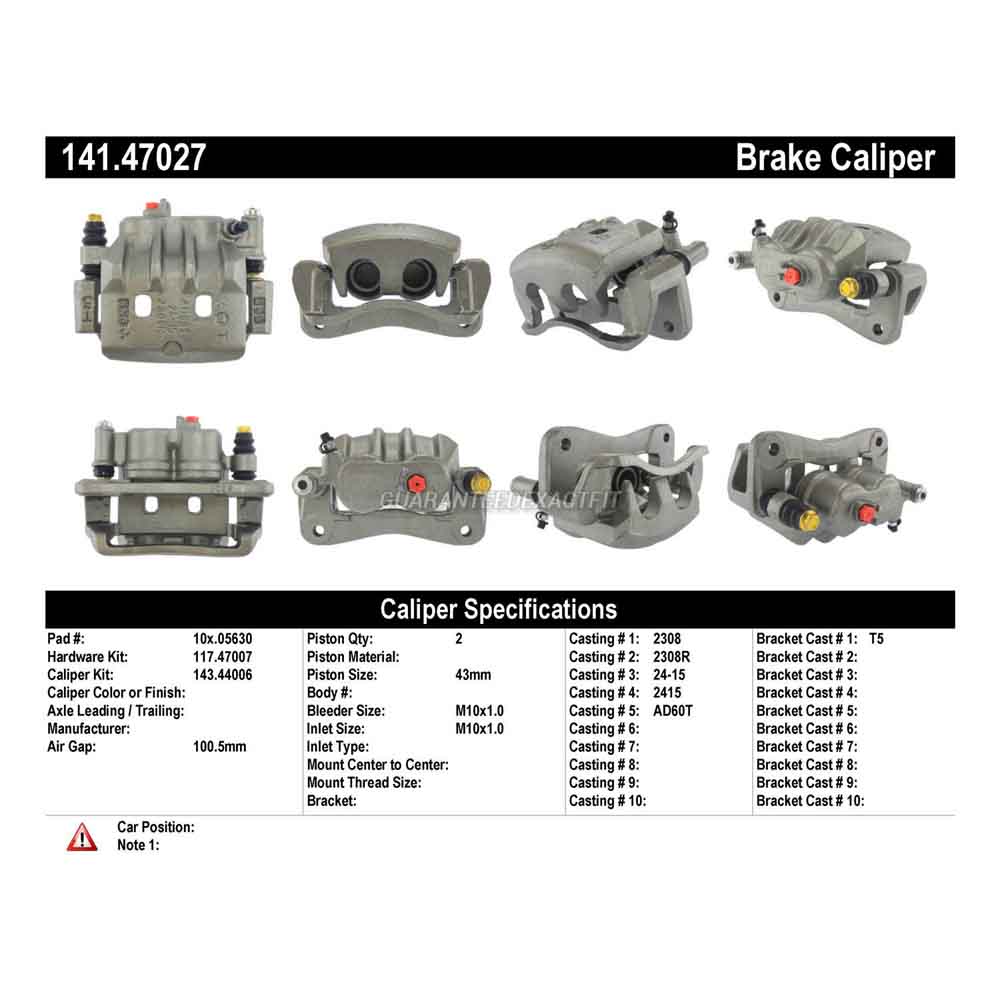 1994 Subaru Legacy Brake Caliper