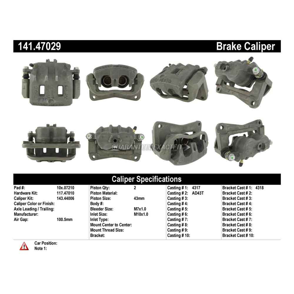 2001 Subaru Outback Brake Caliper