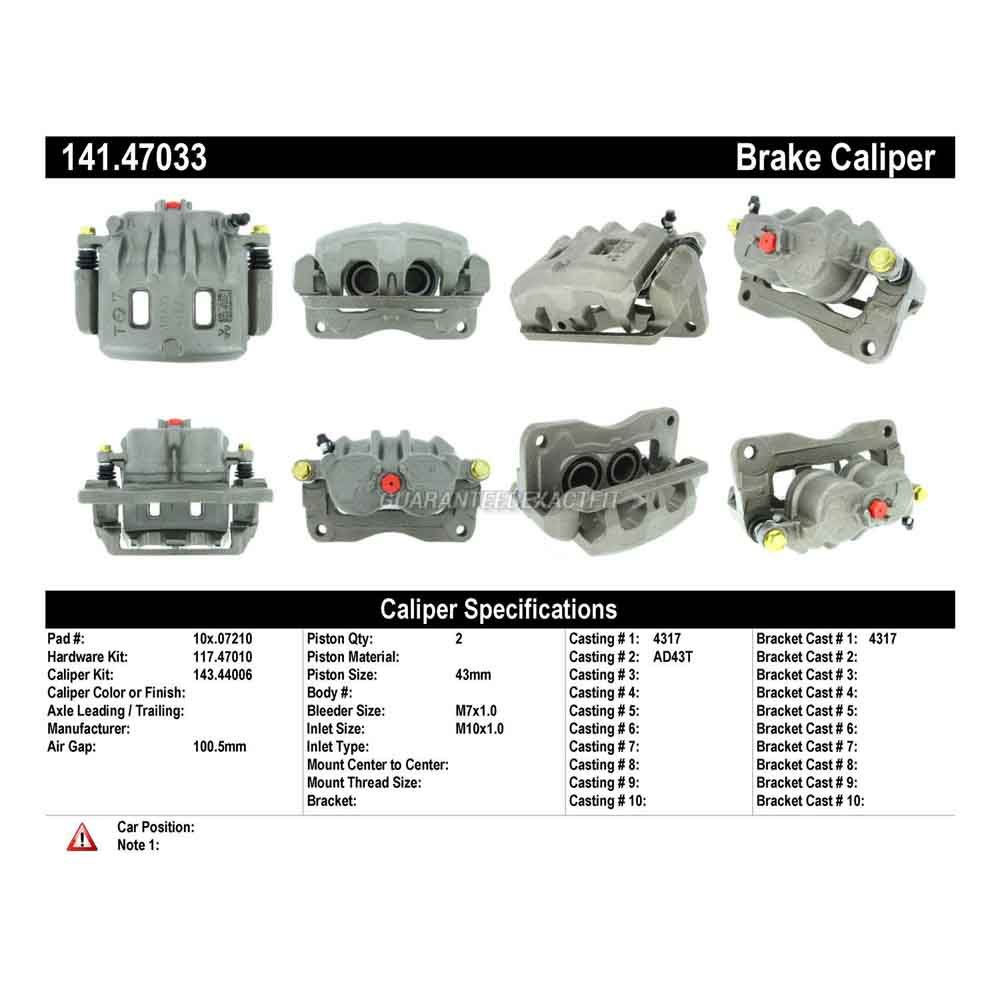 2000 Subaru Outback Brake Caliper
