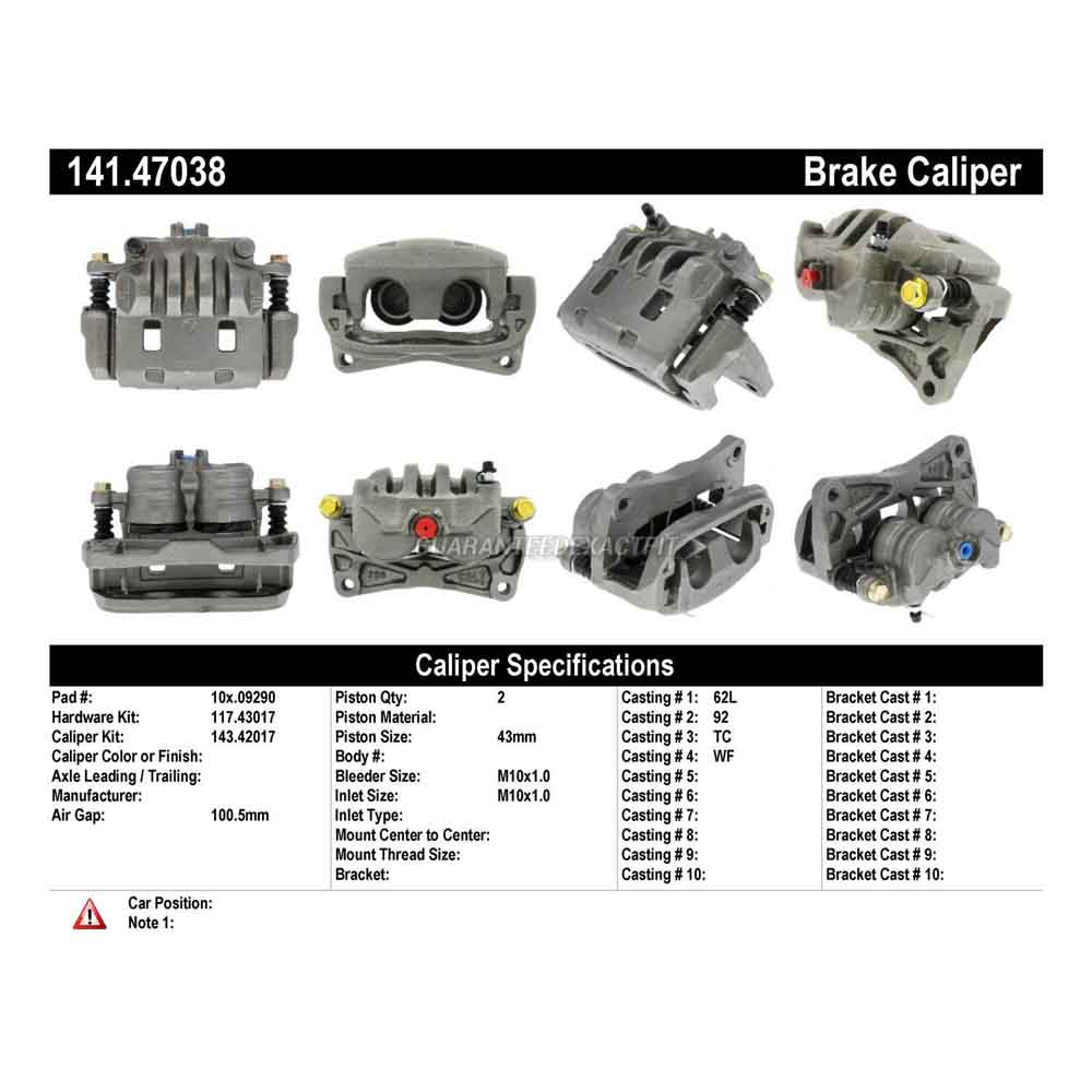 2006 Saab 9-2X Brake Caliper