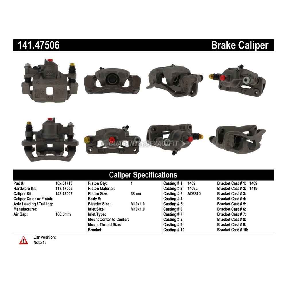 1994 Subaru SVX Brake Caliper