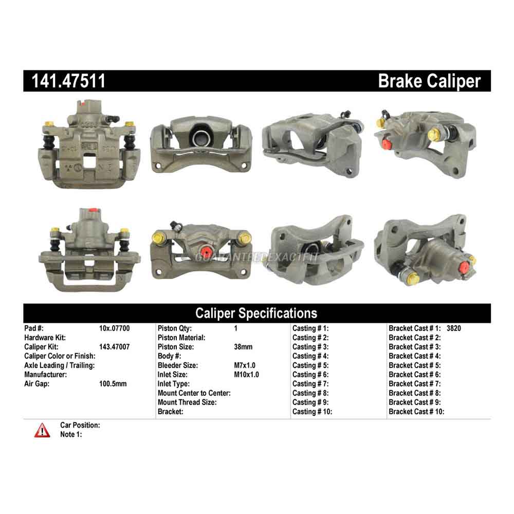2000 Subaru Outback Brake Caliper