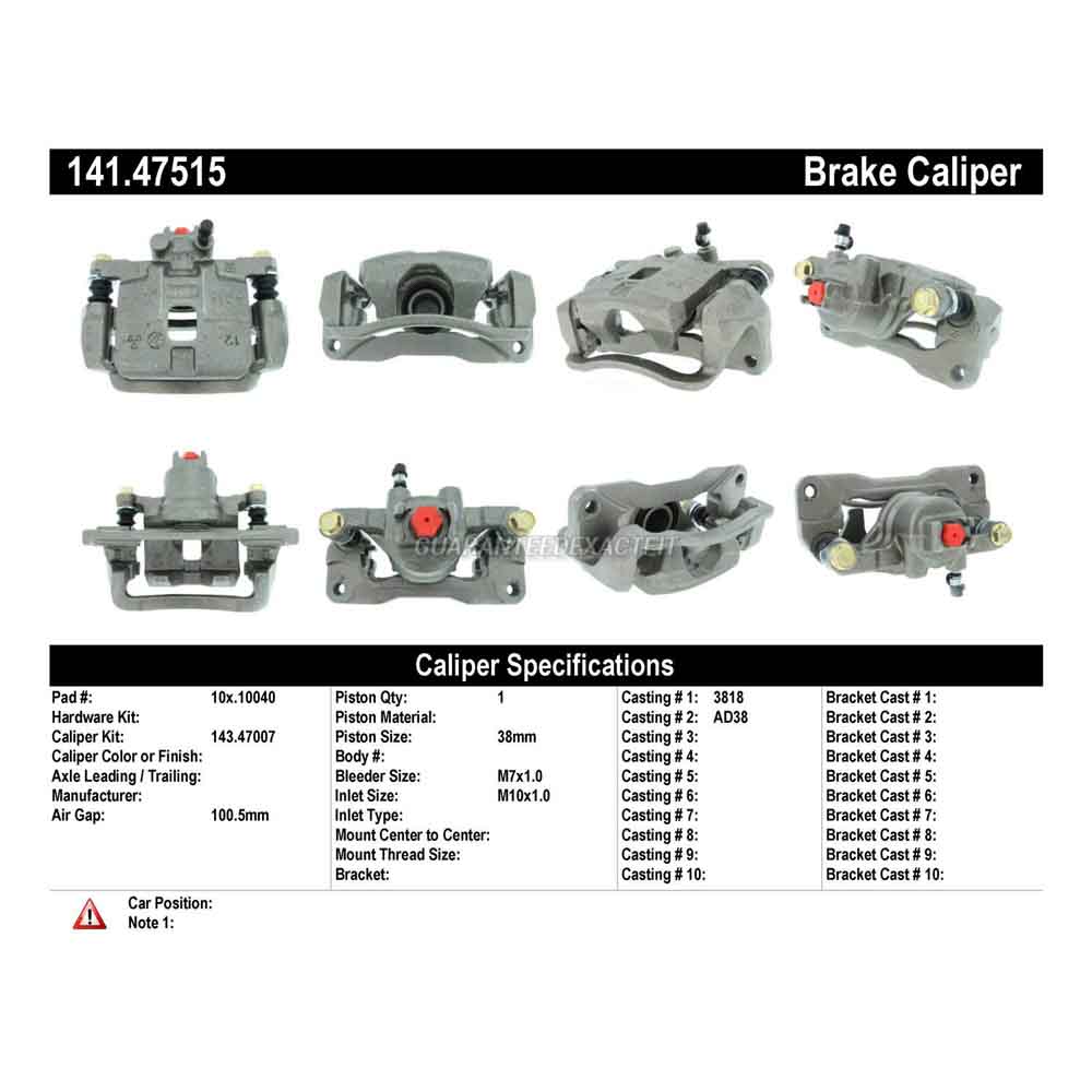 2006 Saab 9-2X Brake Caliper