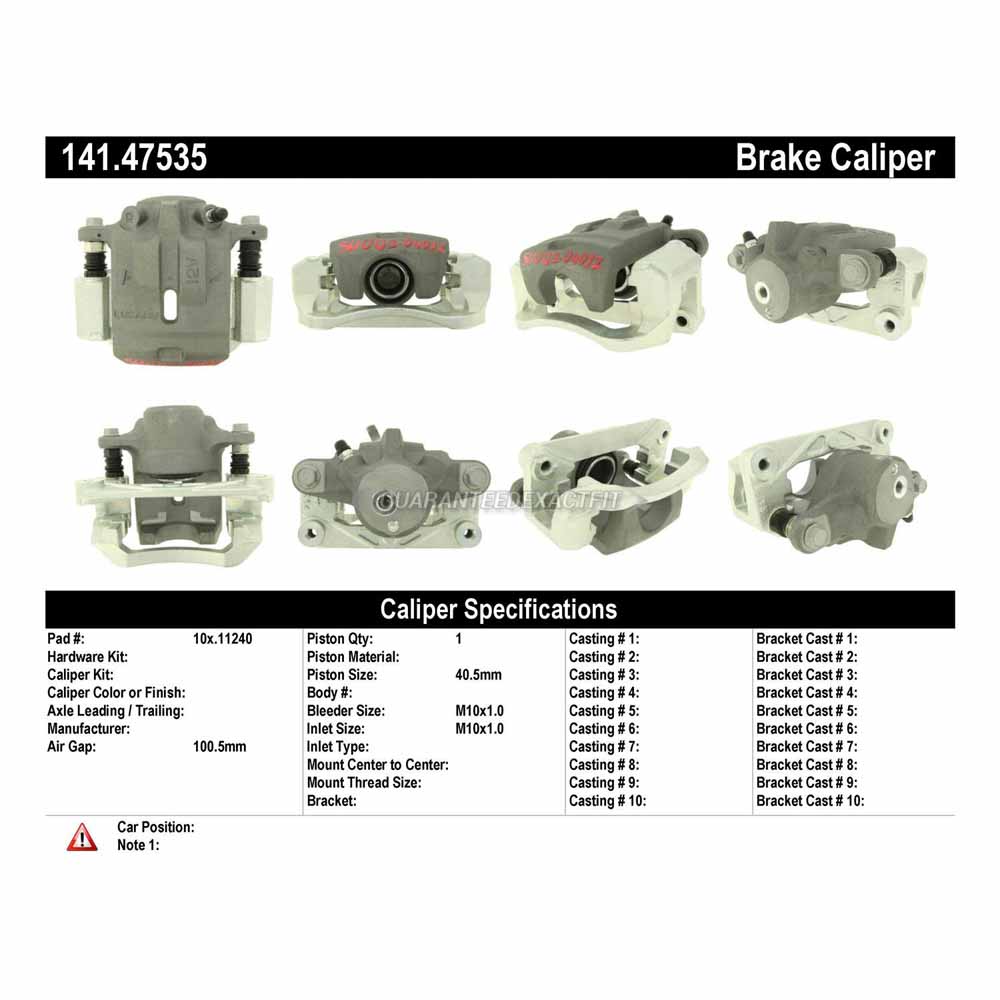 2017 Subaru Forester Brake Caliper