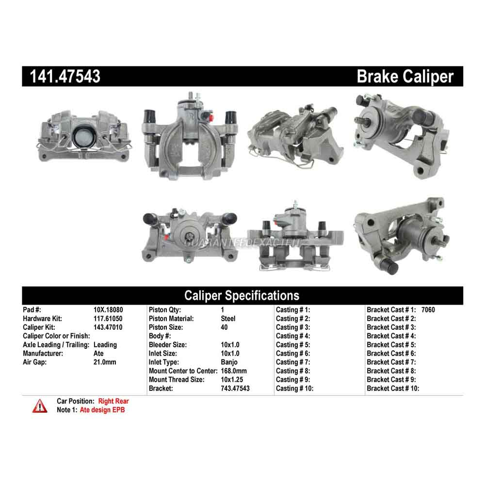 2017 Subaru Outback Brake Caliper