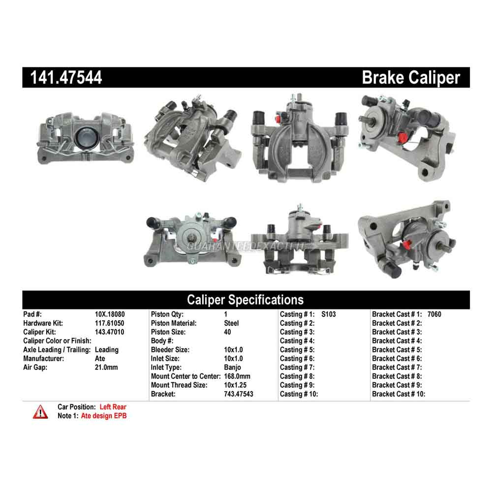 2017 Subaru Outback Brake Caliper