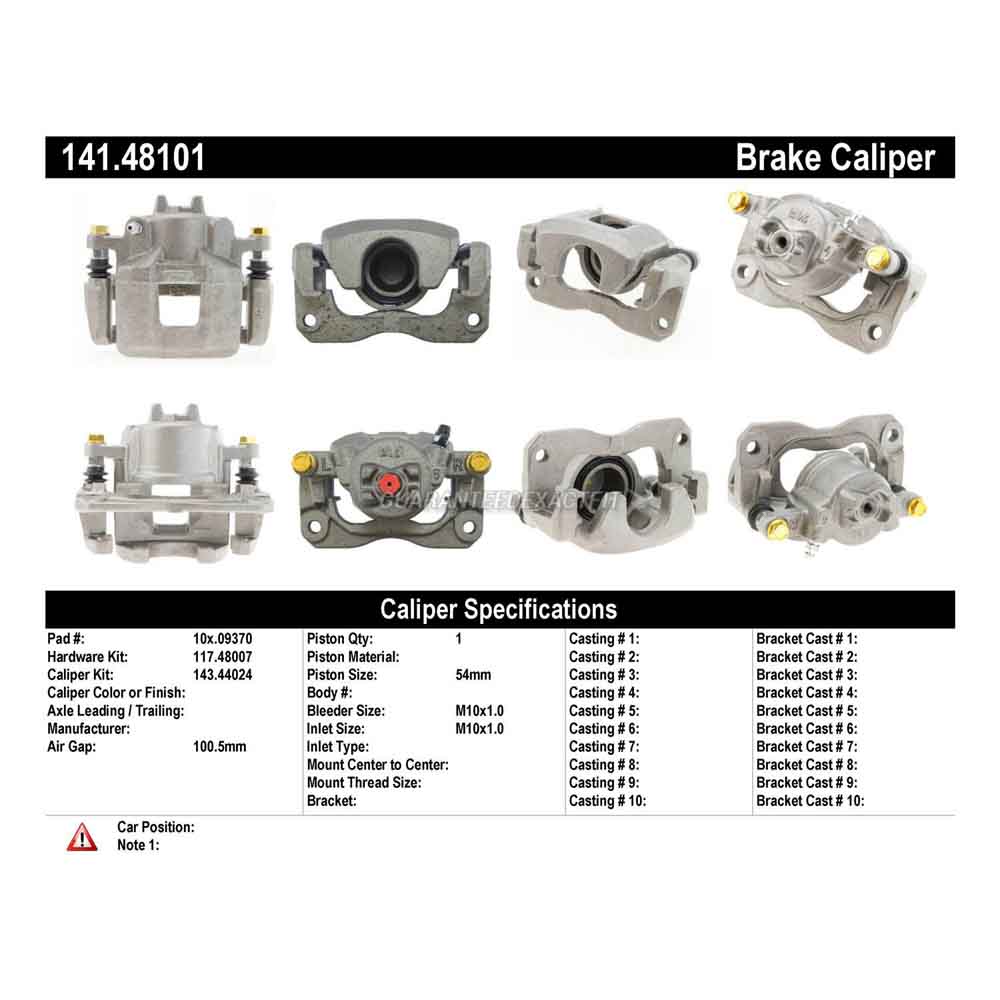 2003 Suzuki Aerio Brake Caliper