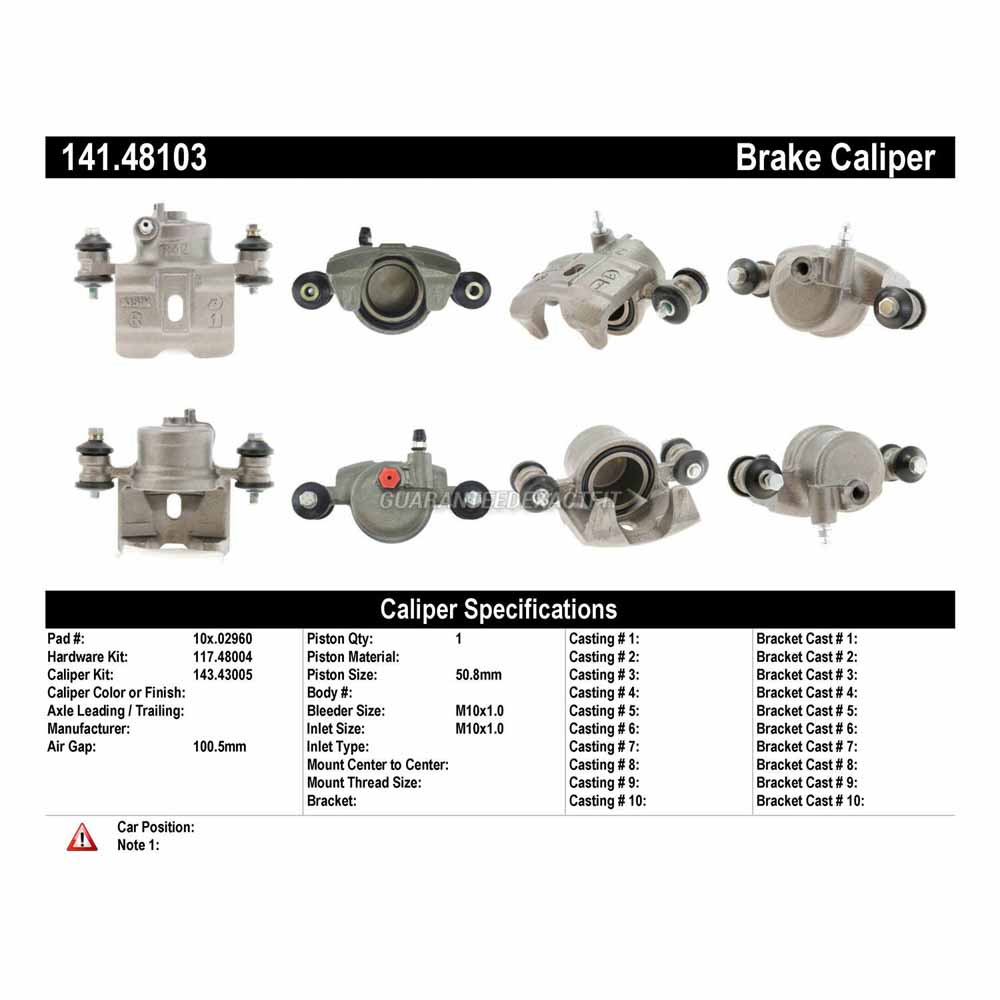 1987 Chevrolet Sprint Brake Caliper