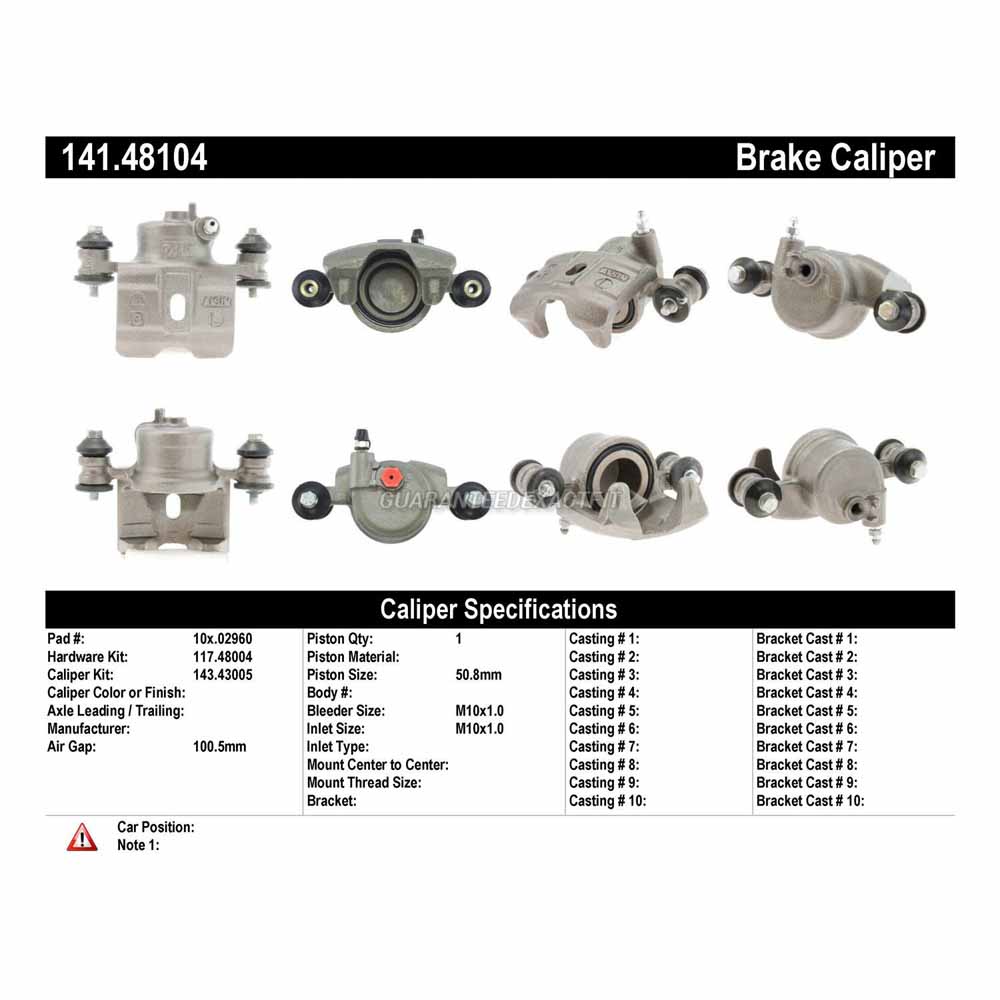 1987 Chevrolet Sprint Brake Caliper