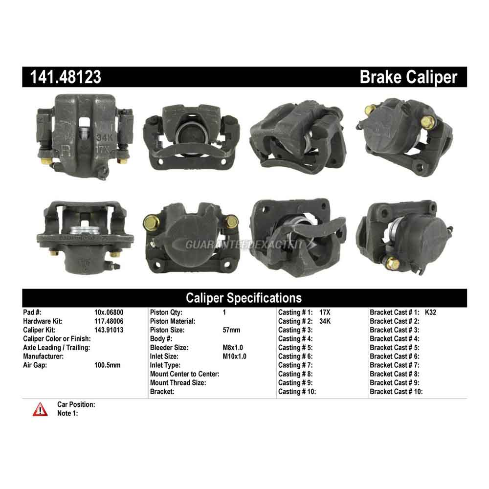 2004 Suzuki XL-7 Brake Caliper