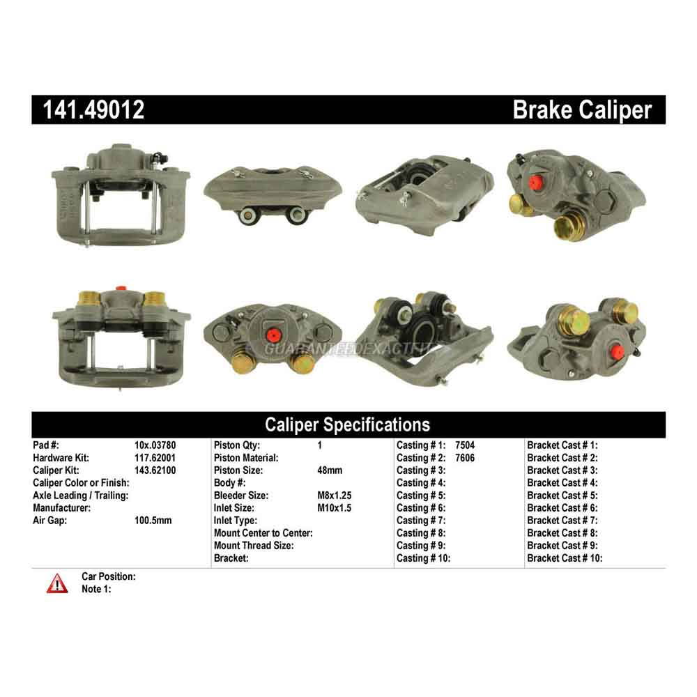 1992 Pontiac LeMans Brake Caliper