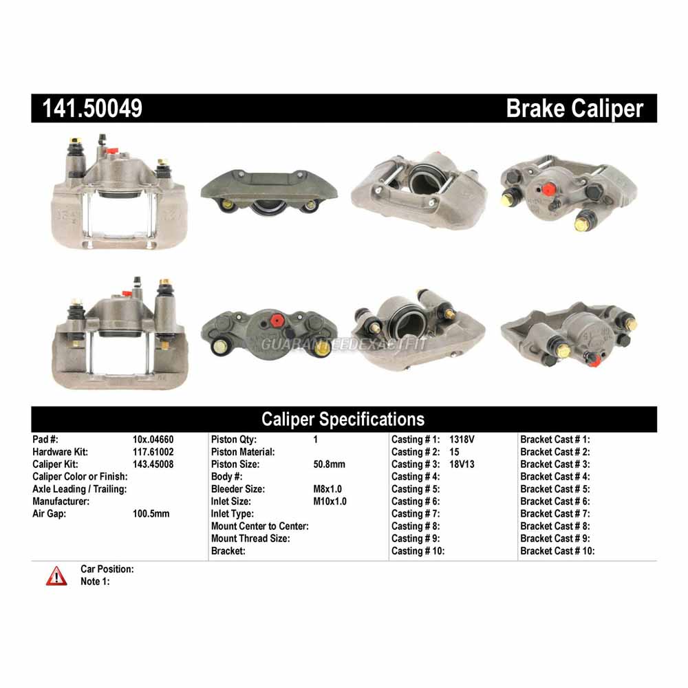 1994 Ford Aspire Brake Caliper