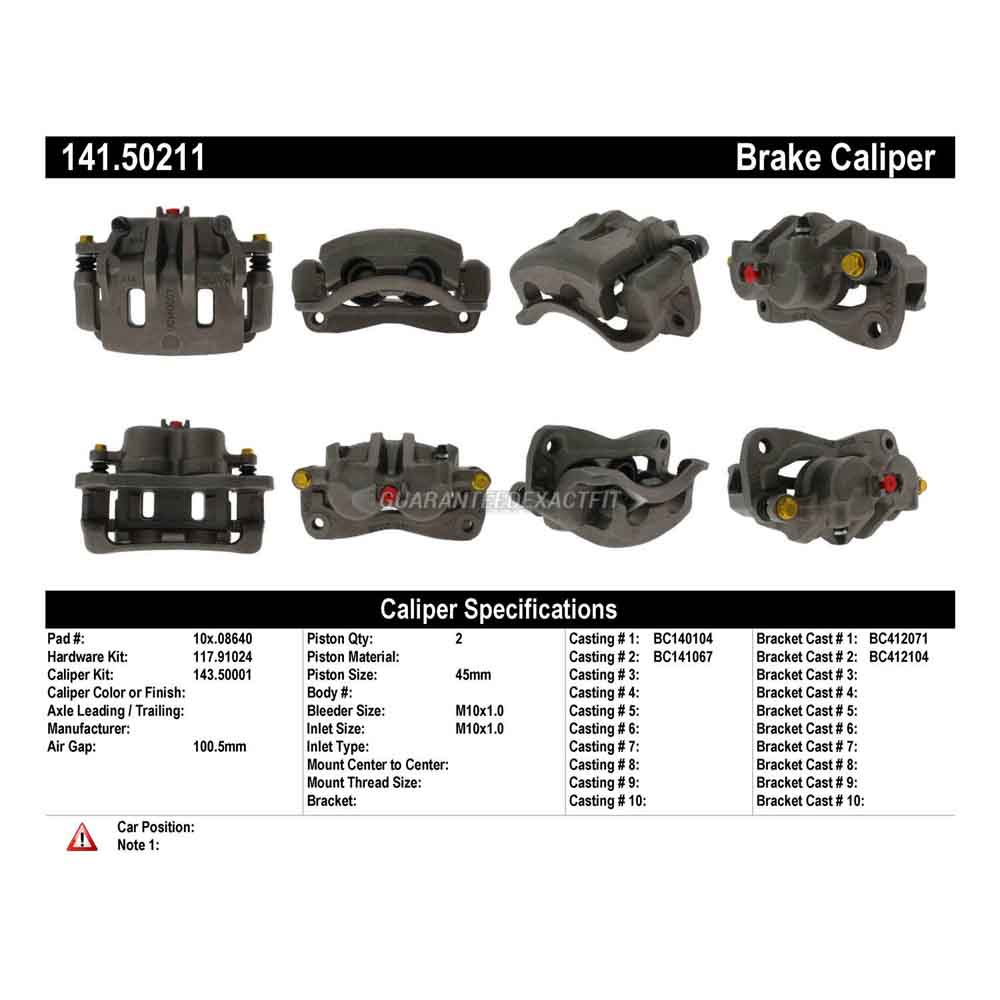 2004 Kia Sedona Brake Caliper