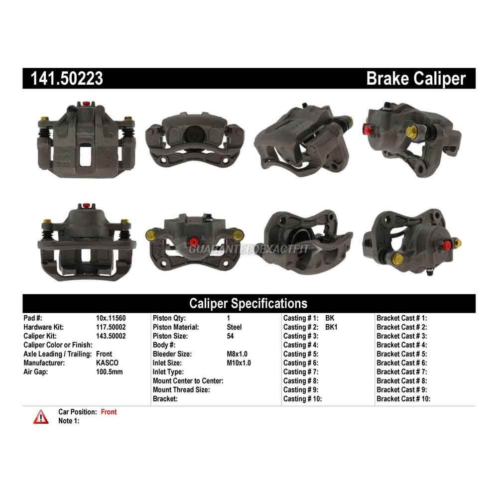 2007 Kia Rio5 Brake Caliper