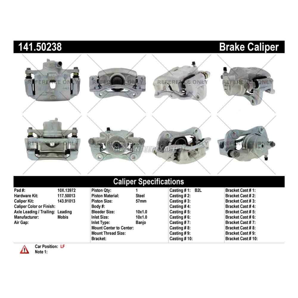 2017 Kia Soul Brake Caliper