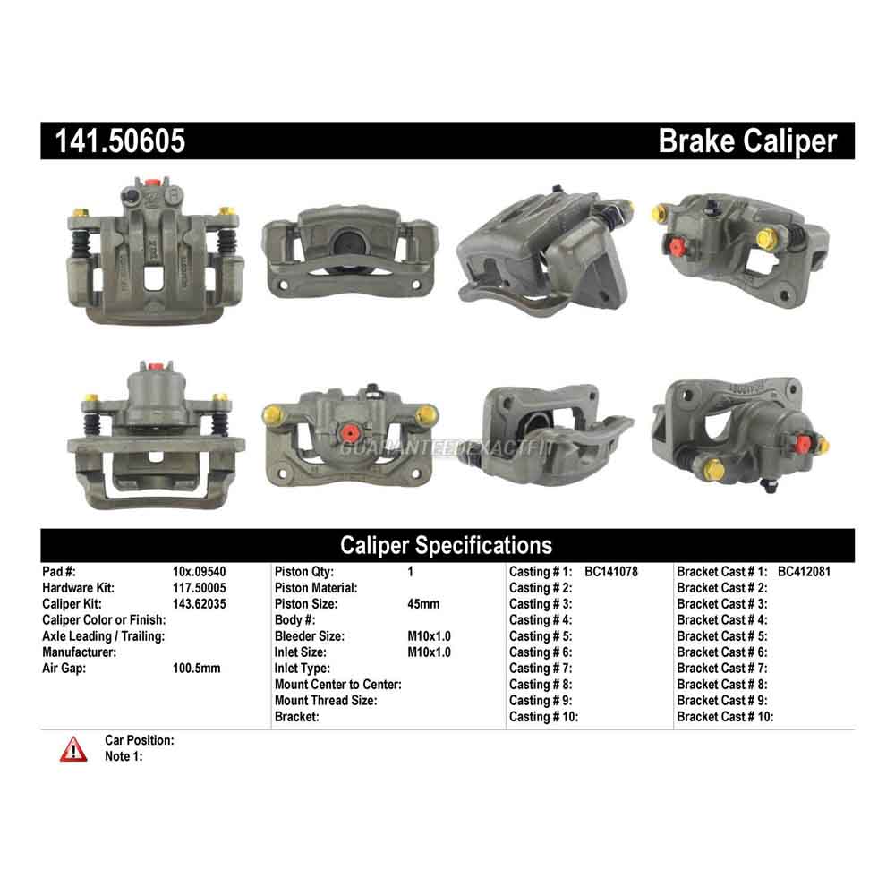 2004 Kia Sorento Brake Caliper