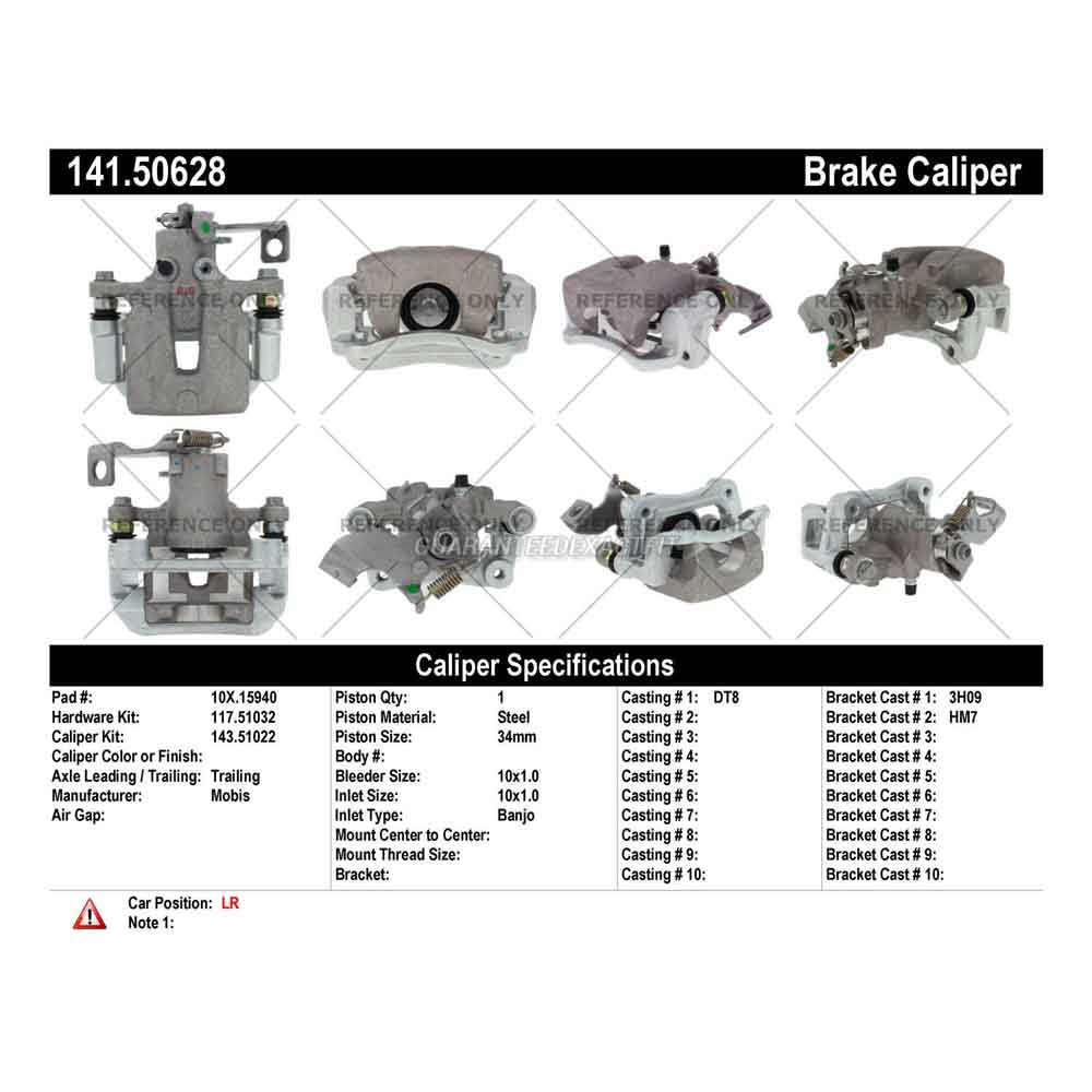 2016 Kia Soul Brake Caliper