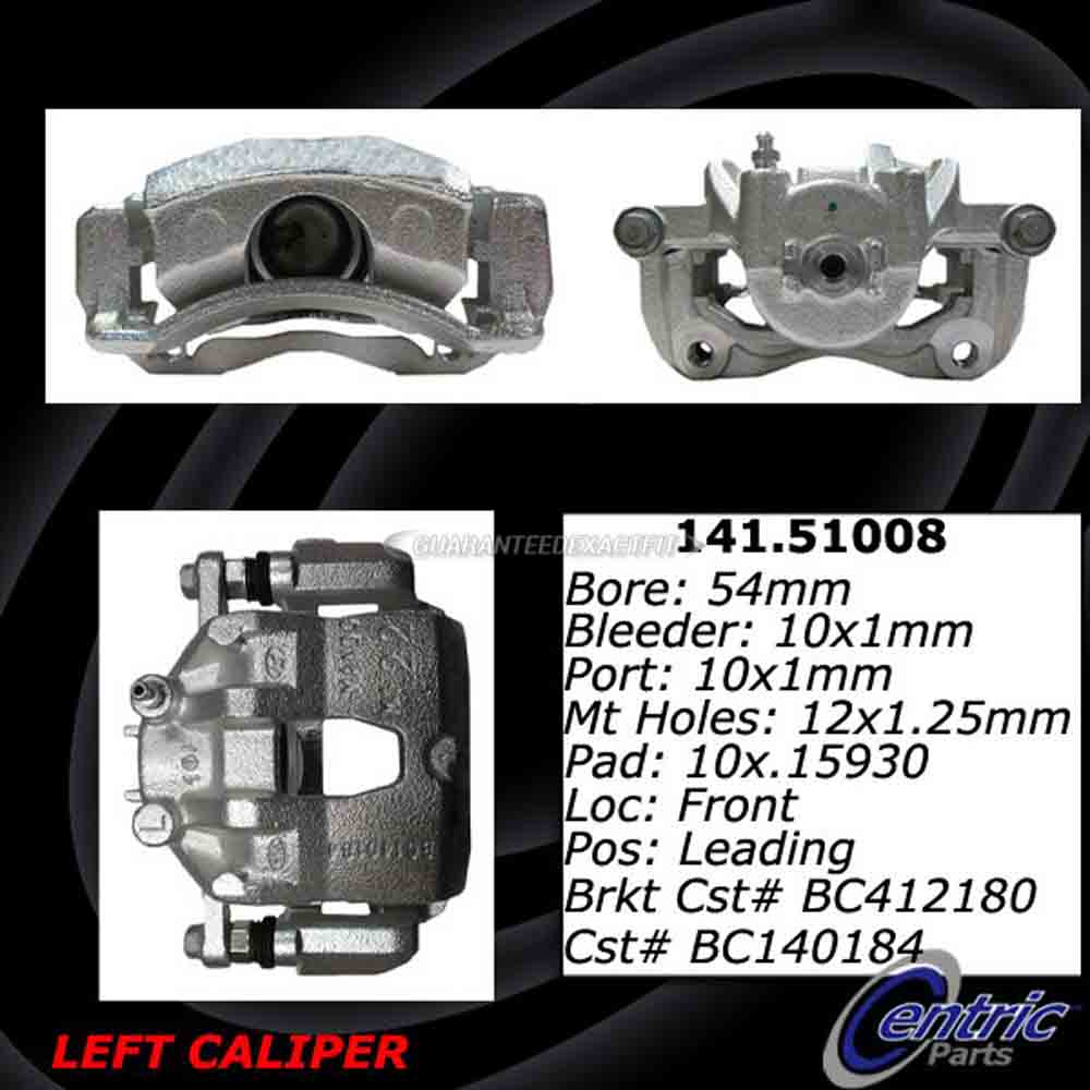 2013 Kia Rio Brake Caliper