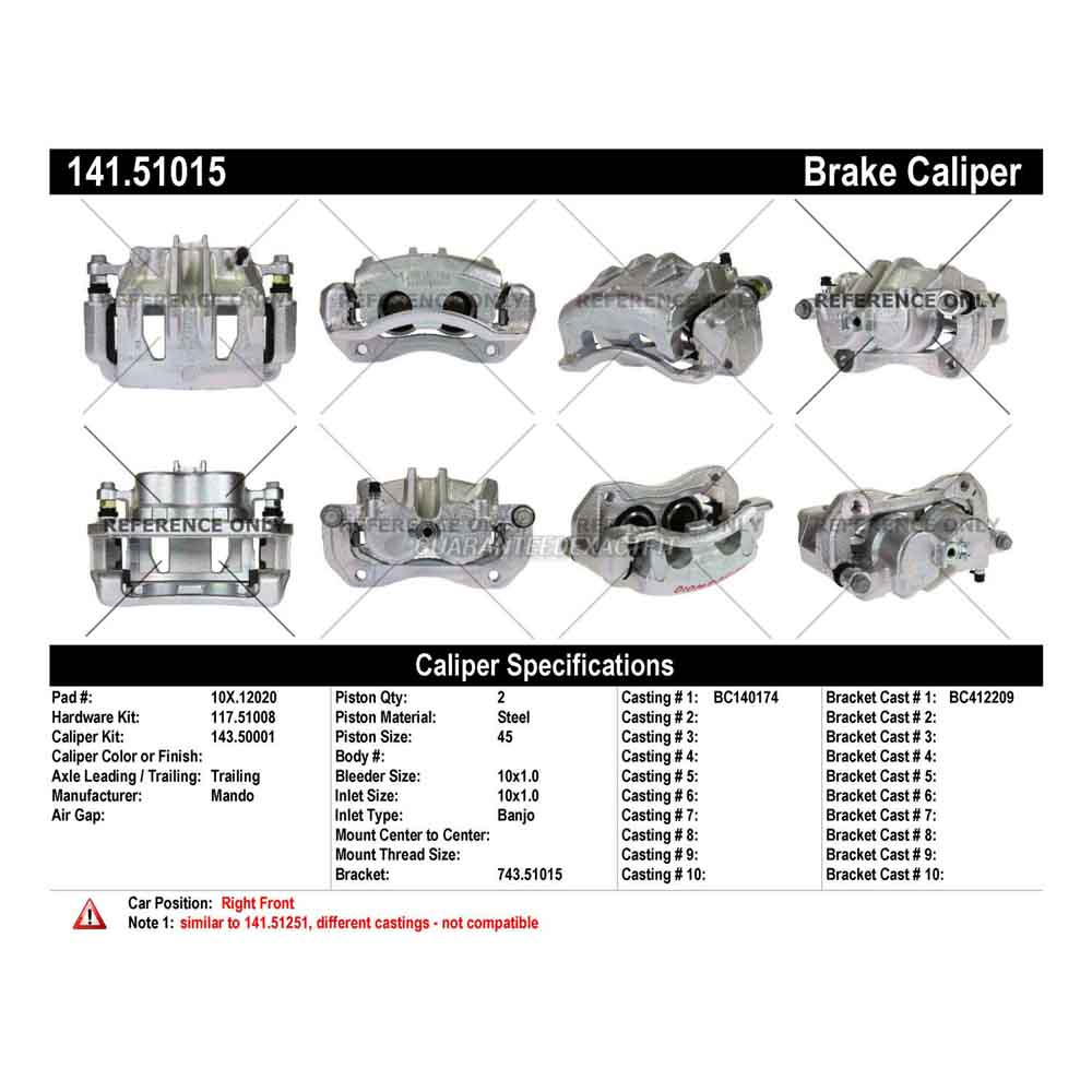 2019 Hyundai Santa Fe Brake Caliper