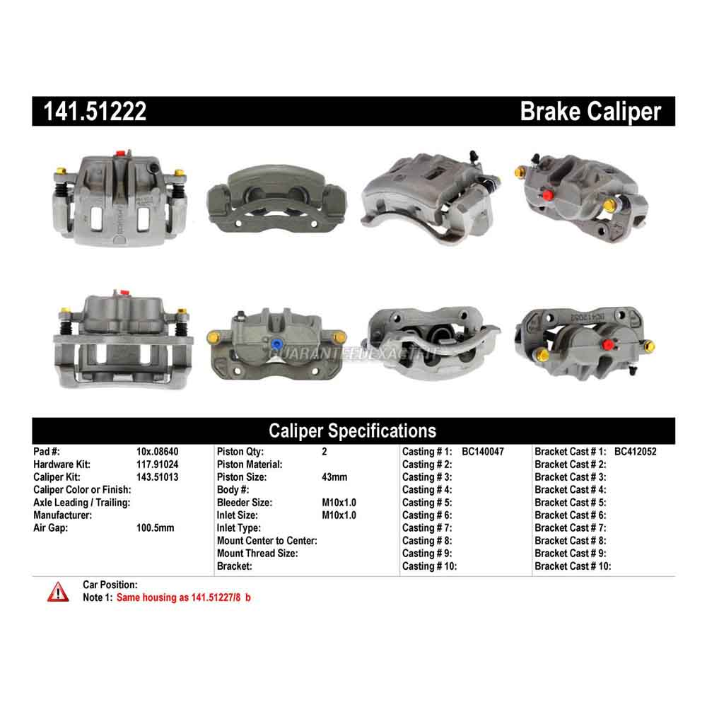 2003 Hyundai Santa Fe Brake Caliper