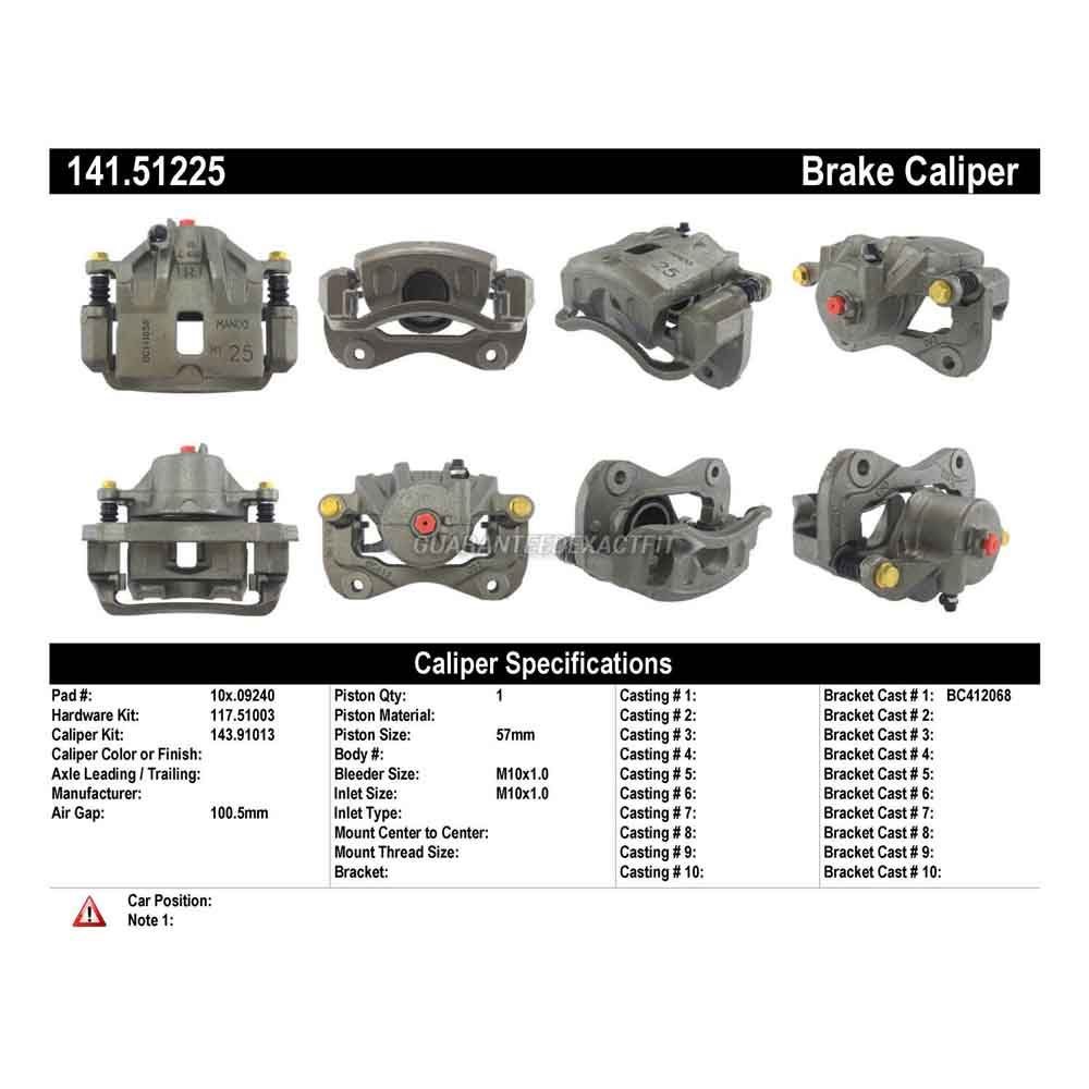 2003 Kia Optima Brake Caliper