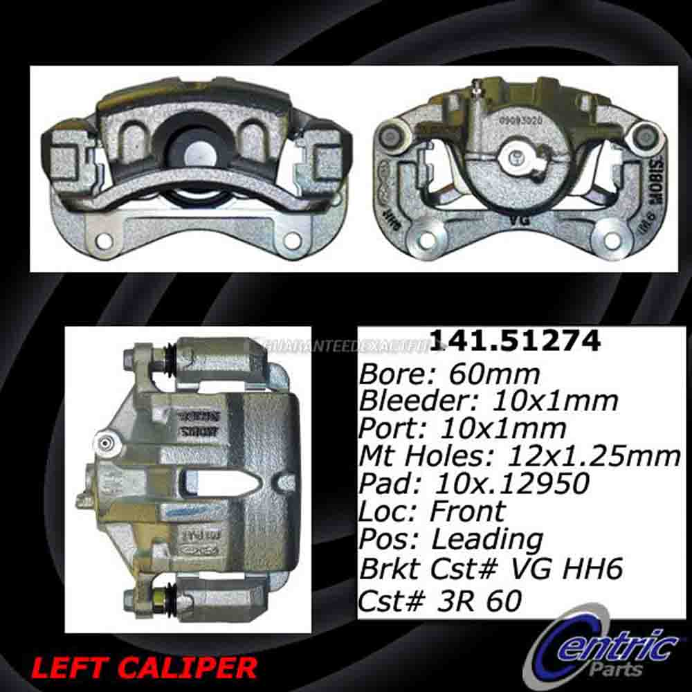 2012 Hyundai Tucson Brake Caliper