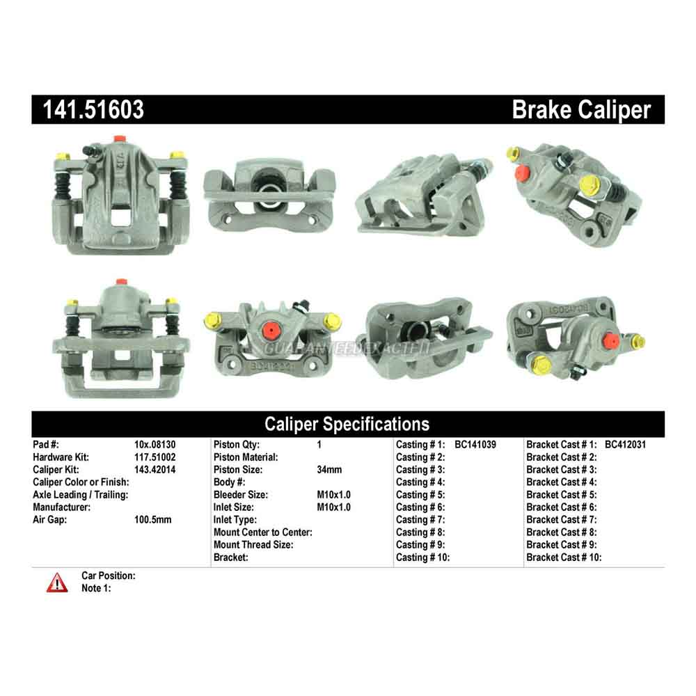 2003 Kia Optima Brake Caliper