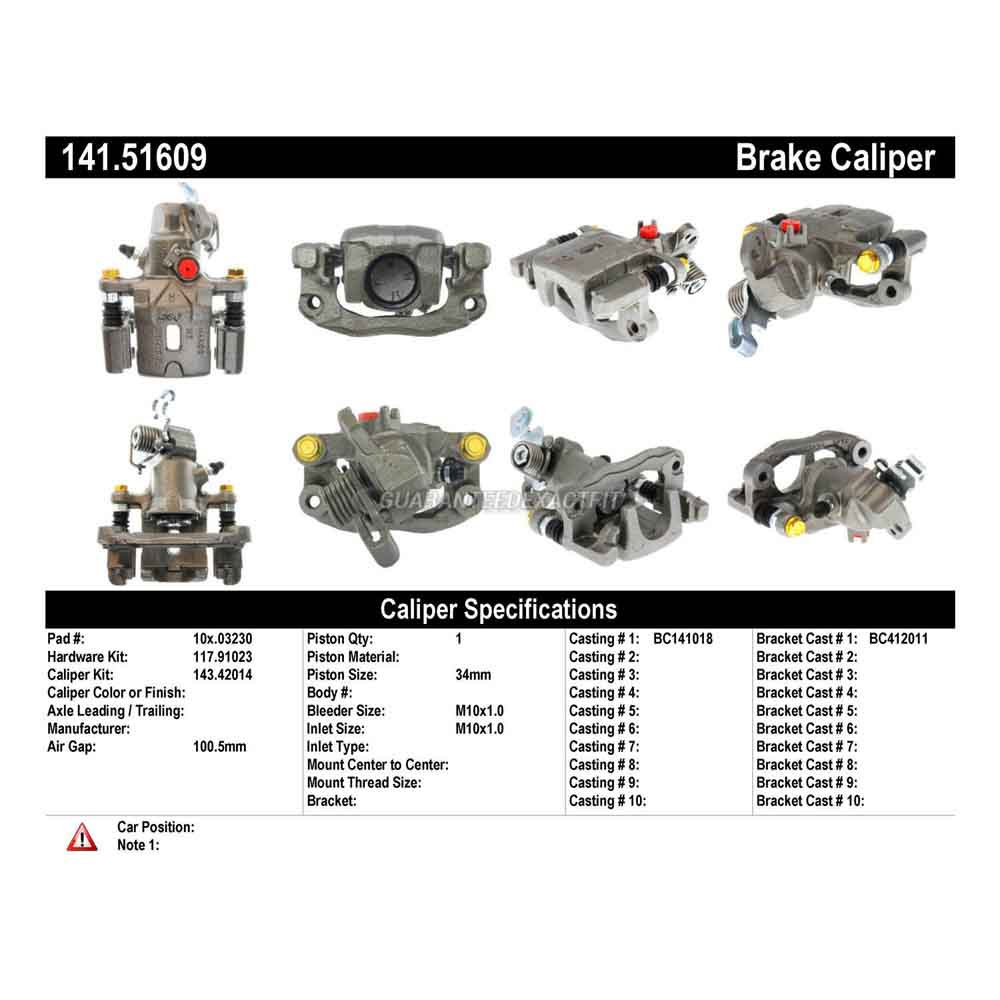 2000 Hyundai Elantra Brake Caliper