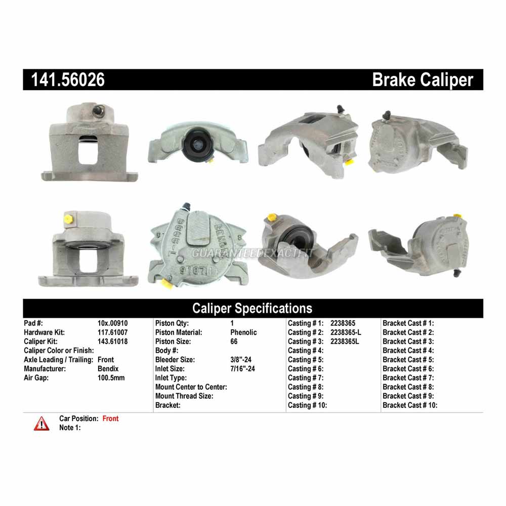 1978 Amc Gremlin Brake Caliper